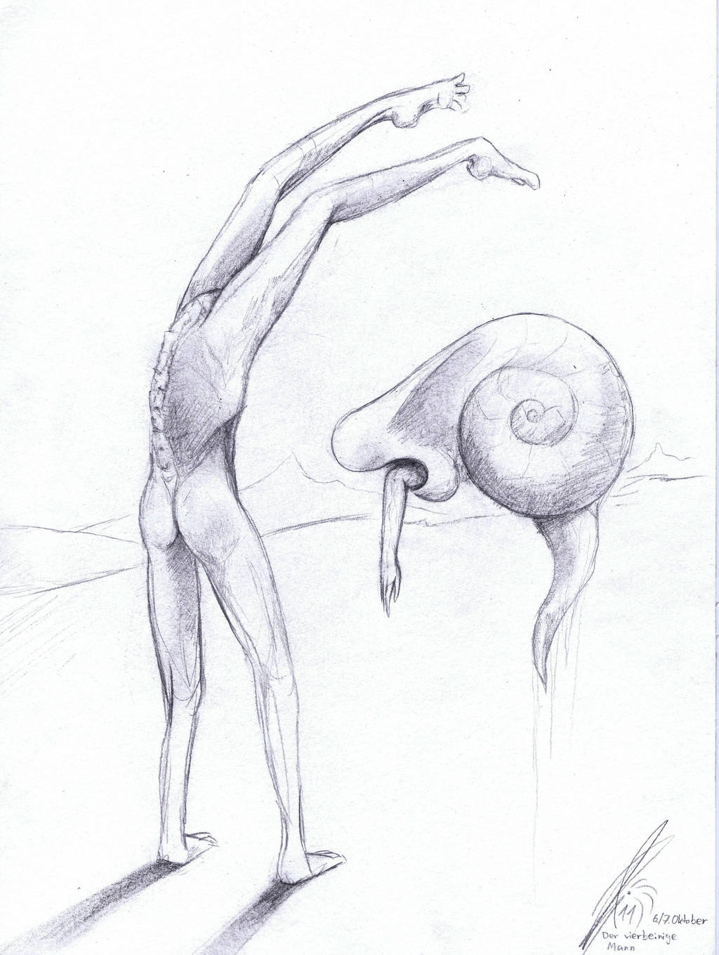 The fourlegged Man by Bruneburg