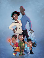 Frozone family by chill13