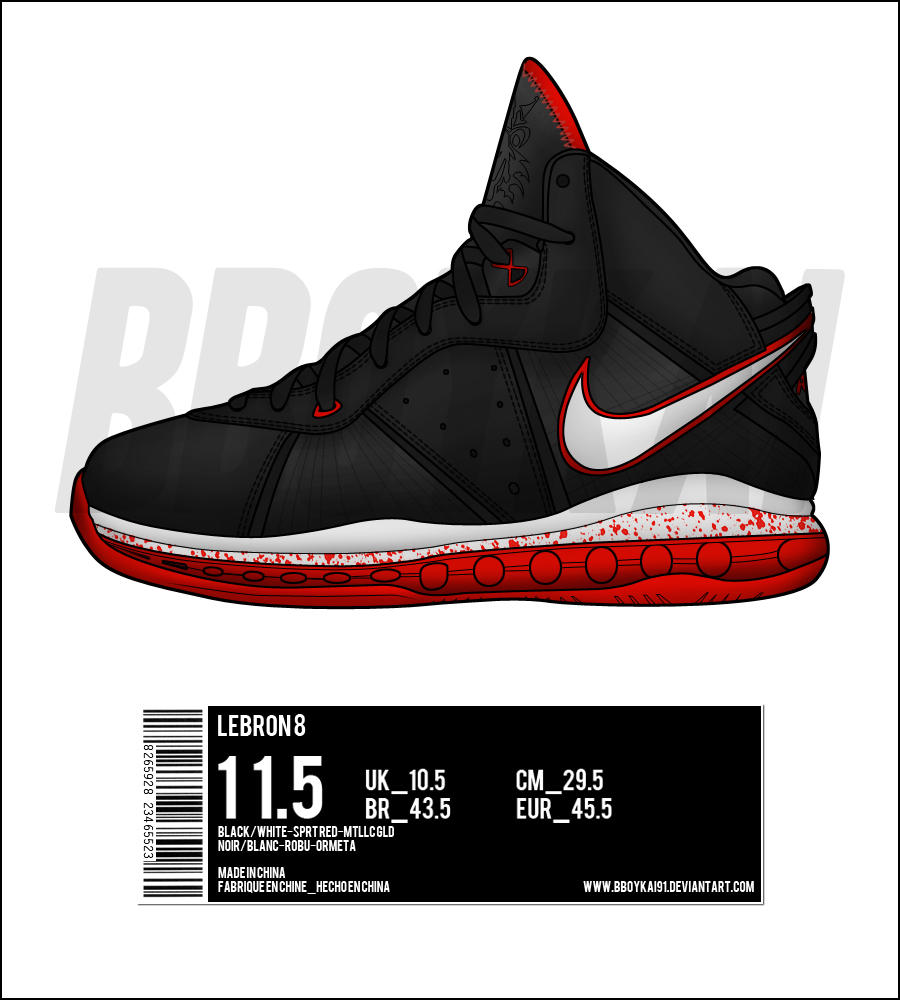 lebron 8 bred