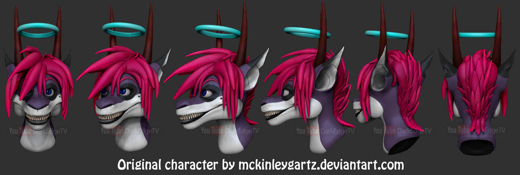 ZBrush Commission - Mckinley Funky Portrait by Rebecca1208