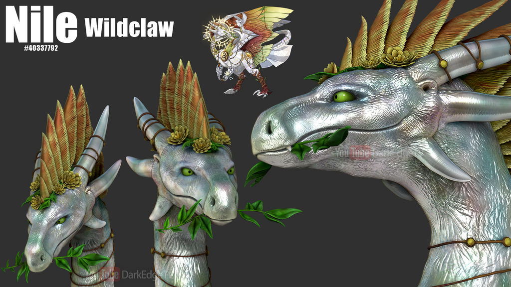 ZBrush - Nile, Wildclaw - FlightRising by Rebecca1208