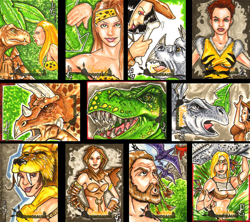 DAMSELS-n-DINOS by JasonGodwin