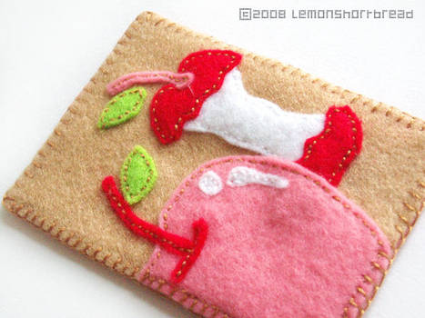 Apples on Felt by yuzukko