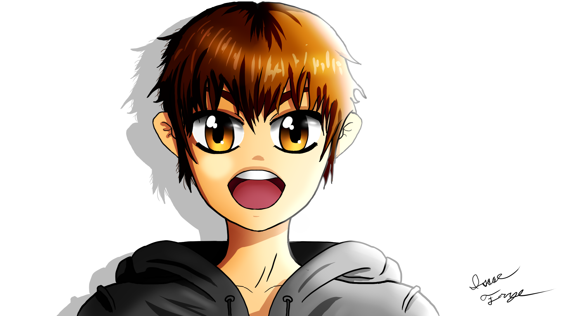 JOHNNY GHOST Young - VenturianTale Anime Drawing by HomelessGoomba