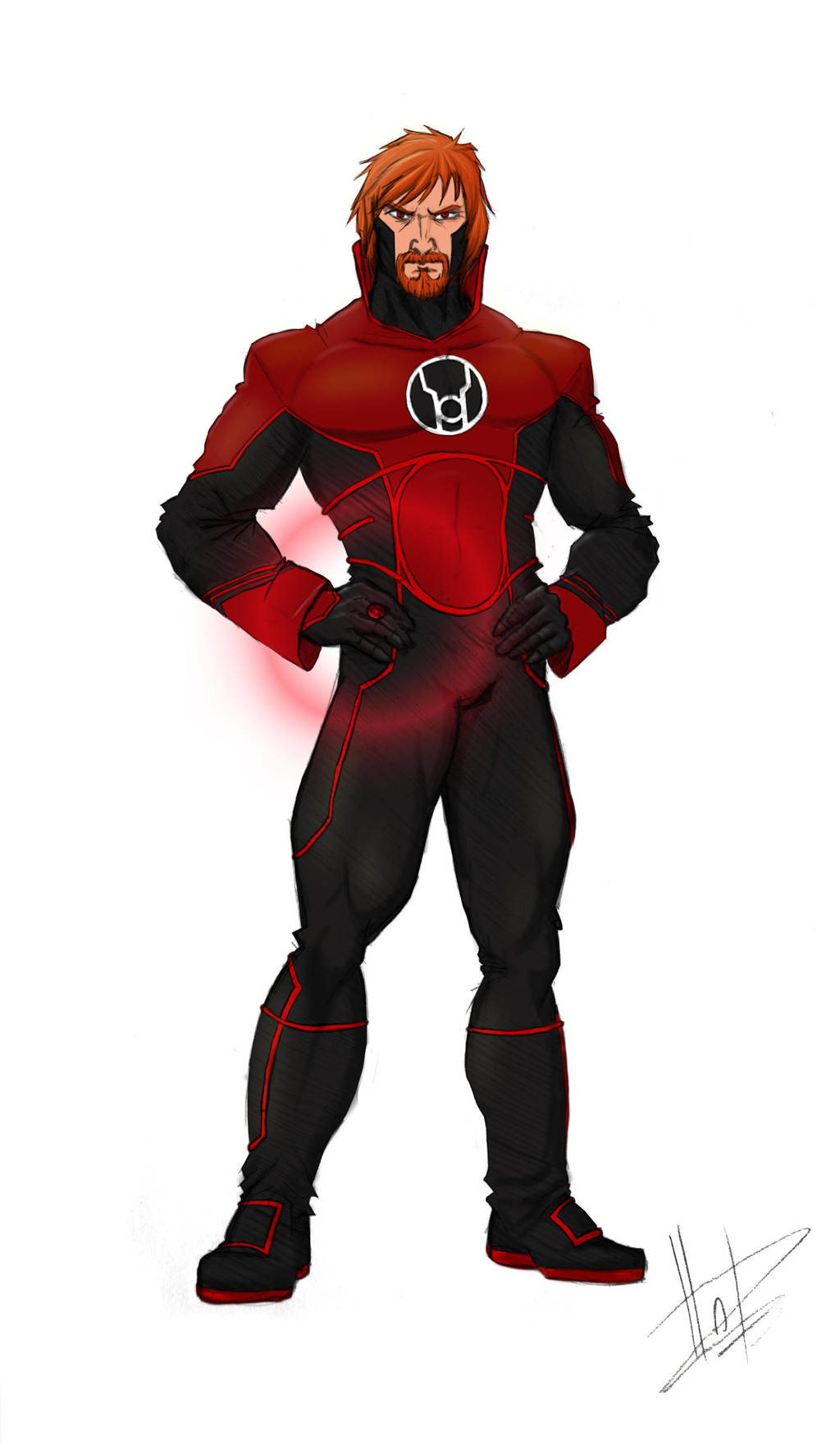 Red Lantern Guy Gardner by FabianHofmann on DeviantArt