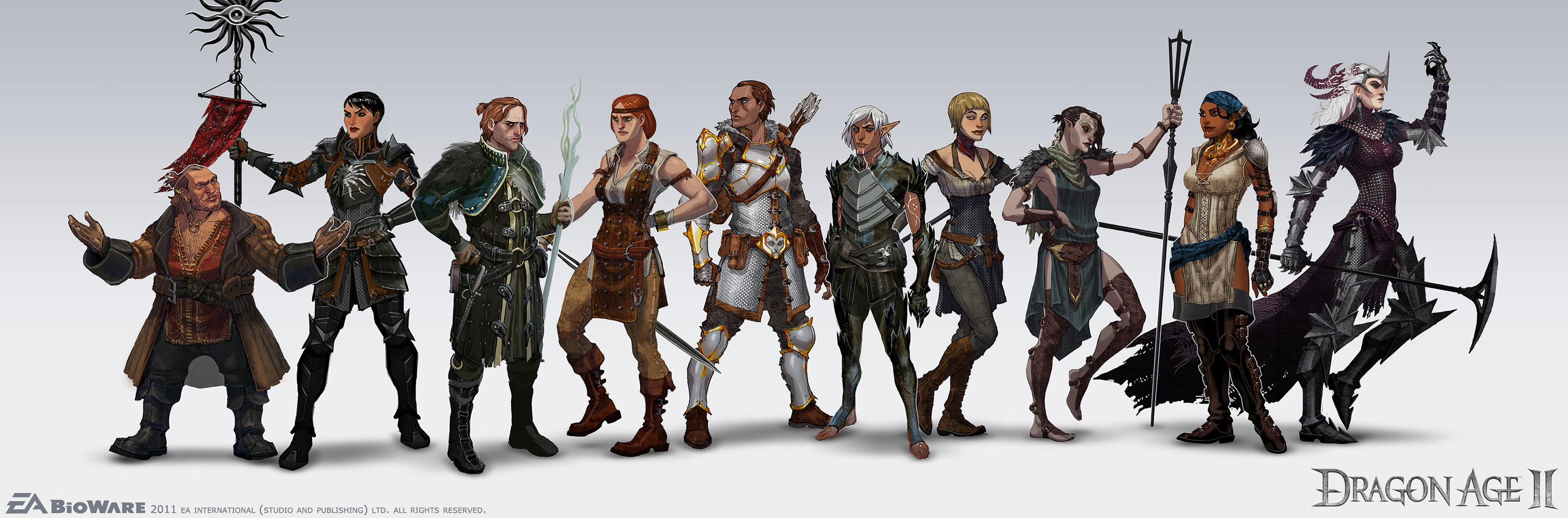 DA2 Lineup by MattRhodesArt