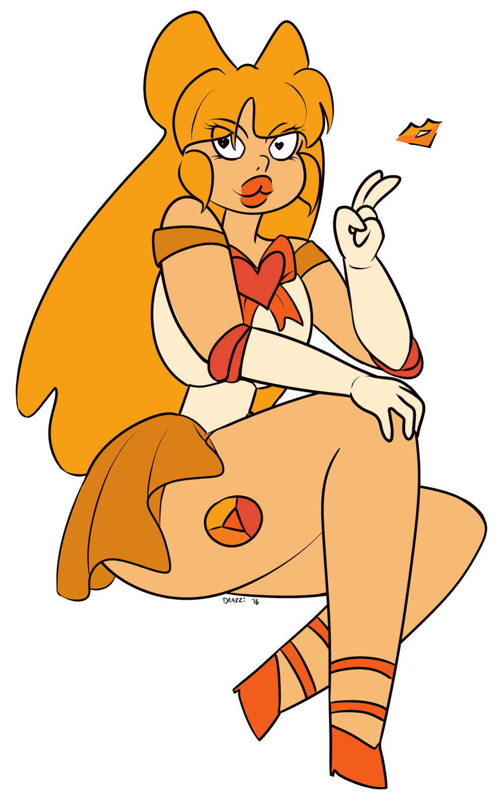 FA:: Sailor Gems - Sailor Poppy Topaz by drazzi