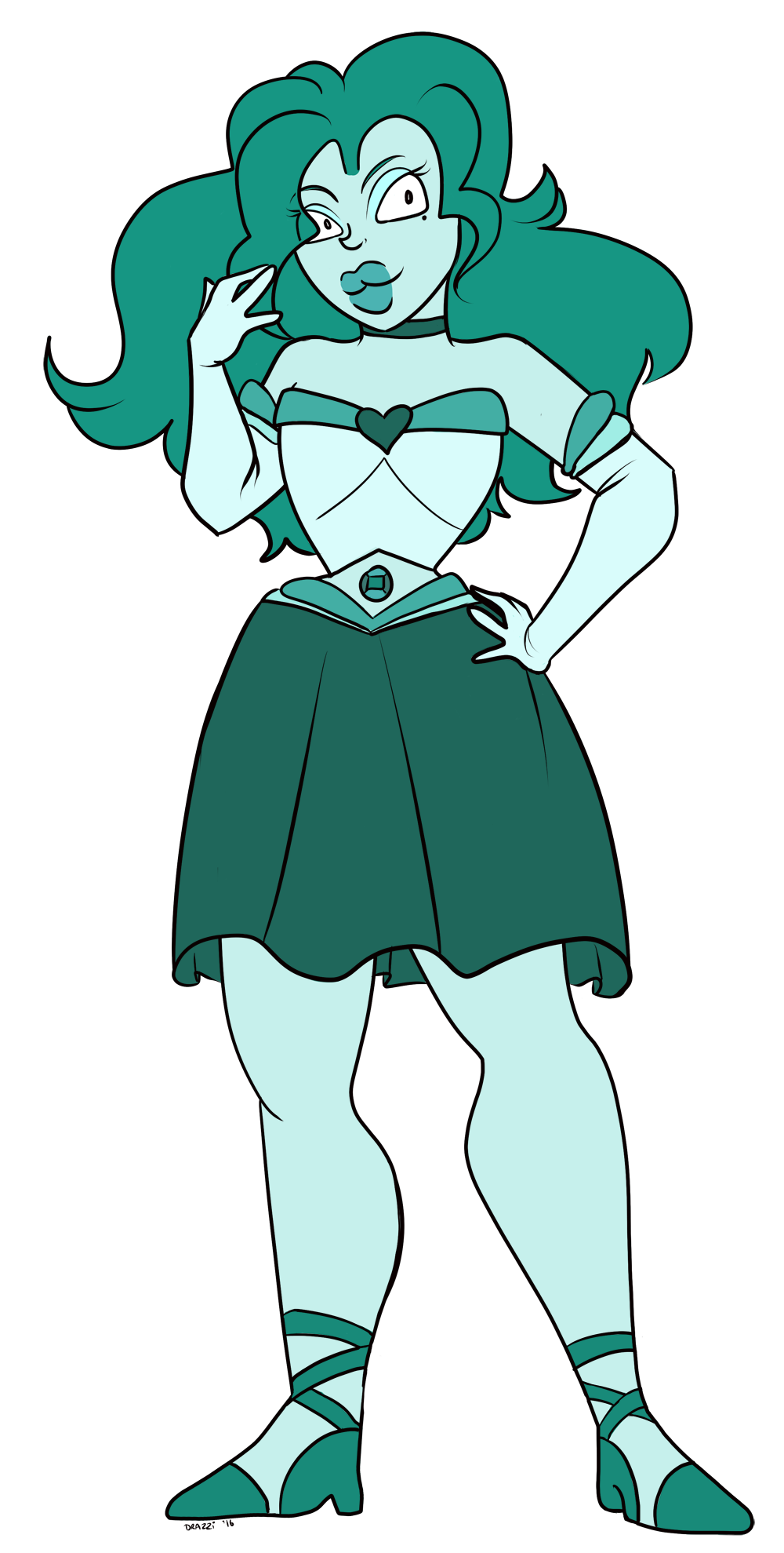 FA:: Sailor Gems - Sailor Aquamarine by drazzi