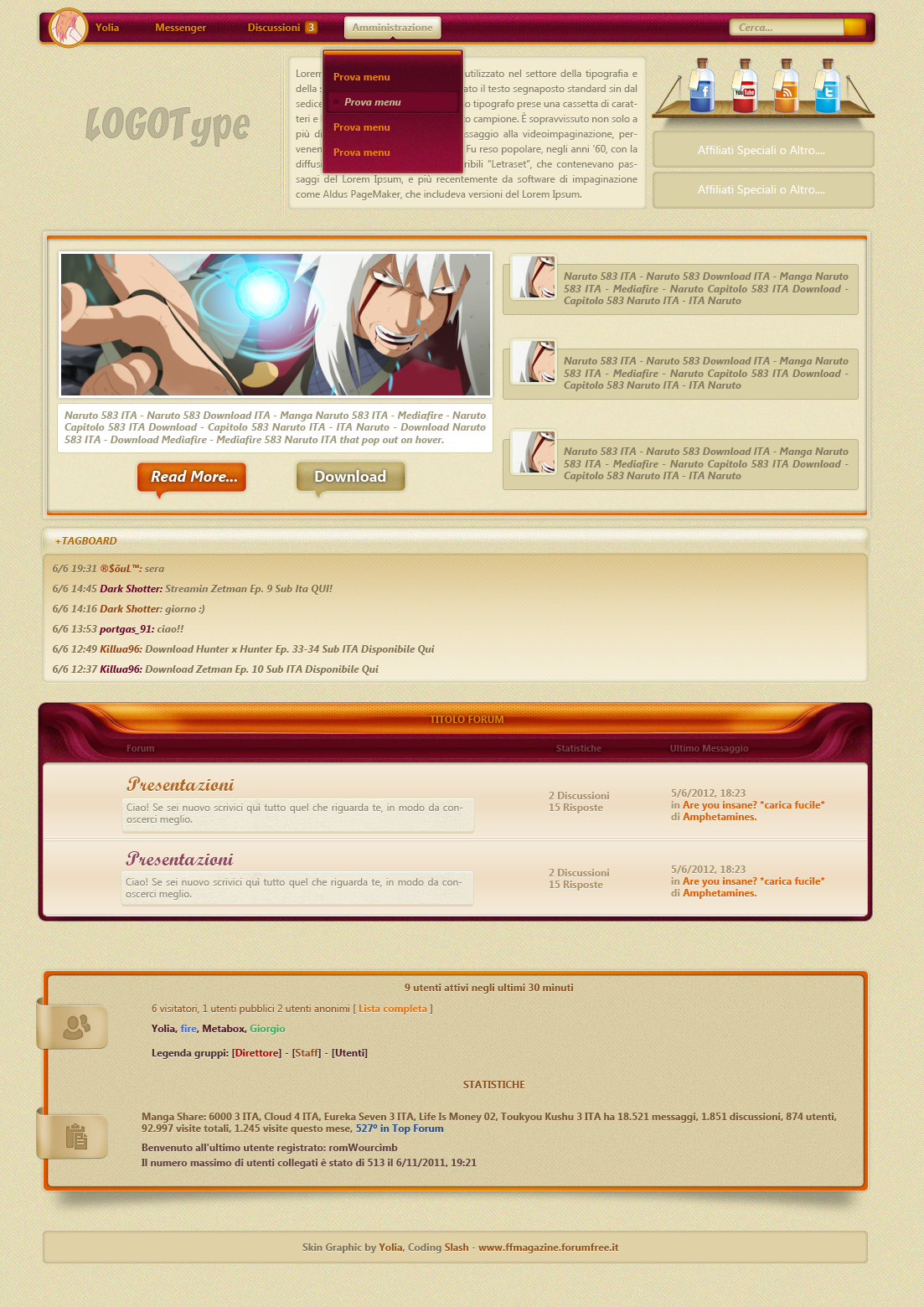 MangaShare Skin by KeyMoon