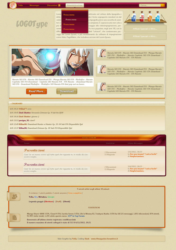 MangaShare Skin by KeyMoon