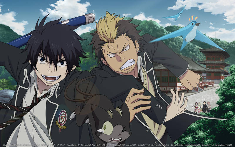 Ao No Exorcist Wallpaper Hd Ao No Tori By Elisadevelon On Deviantart