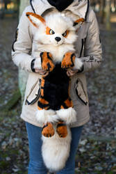 Poseable toy Commission Arcanine by MalinaToys