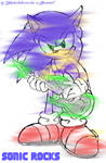 Sonic rocks by shadowhatesomochao