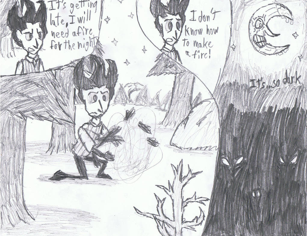 Comic Don't Starve First Night by LegendaryKiller777 on DeviantArt