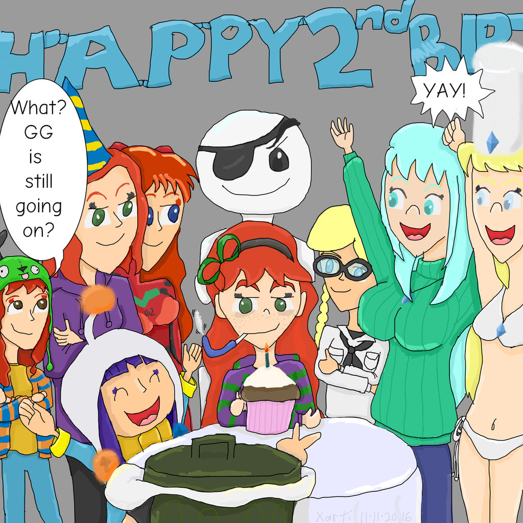 Happy Belated 2nd Birthday GG by Xarti