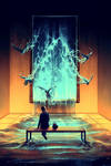 A painting as a door by AquaSixio