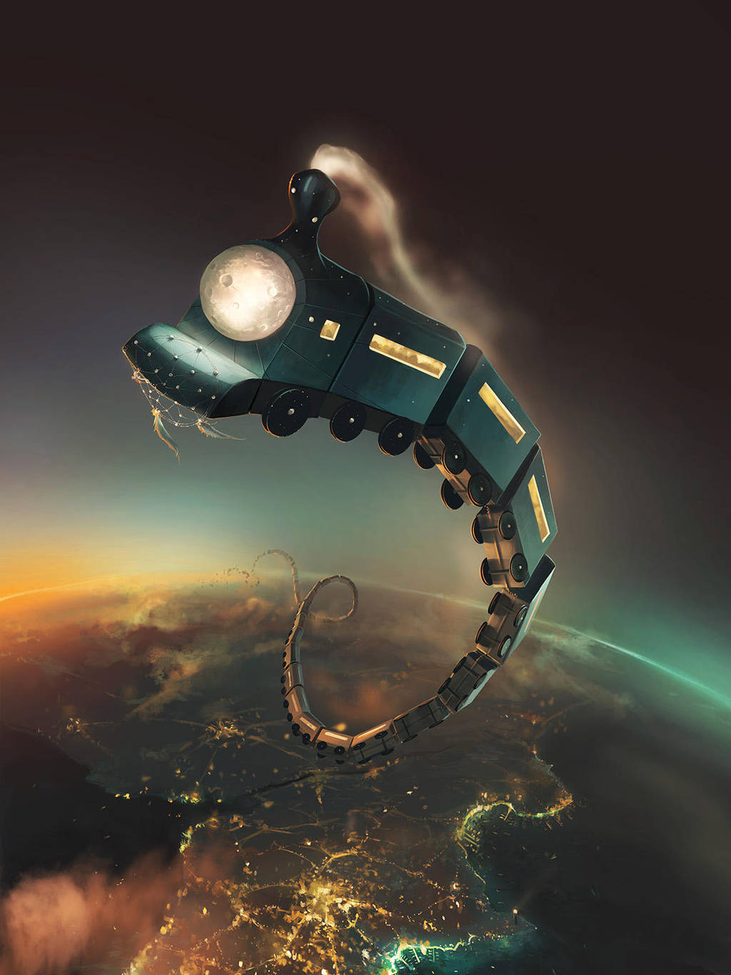 The goodnight train by AquaSixio