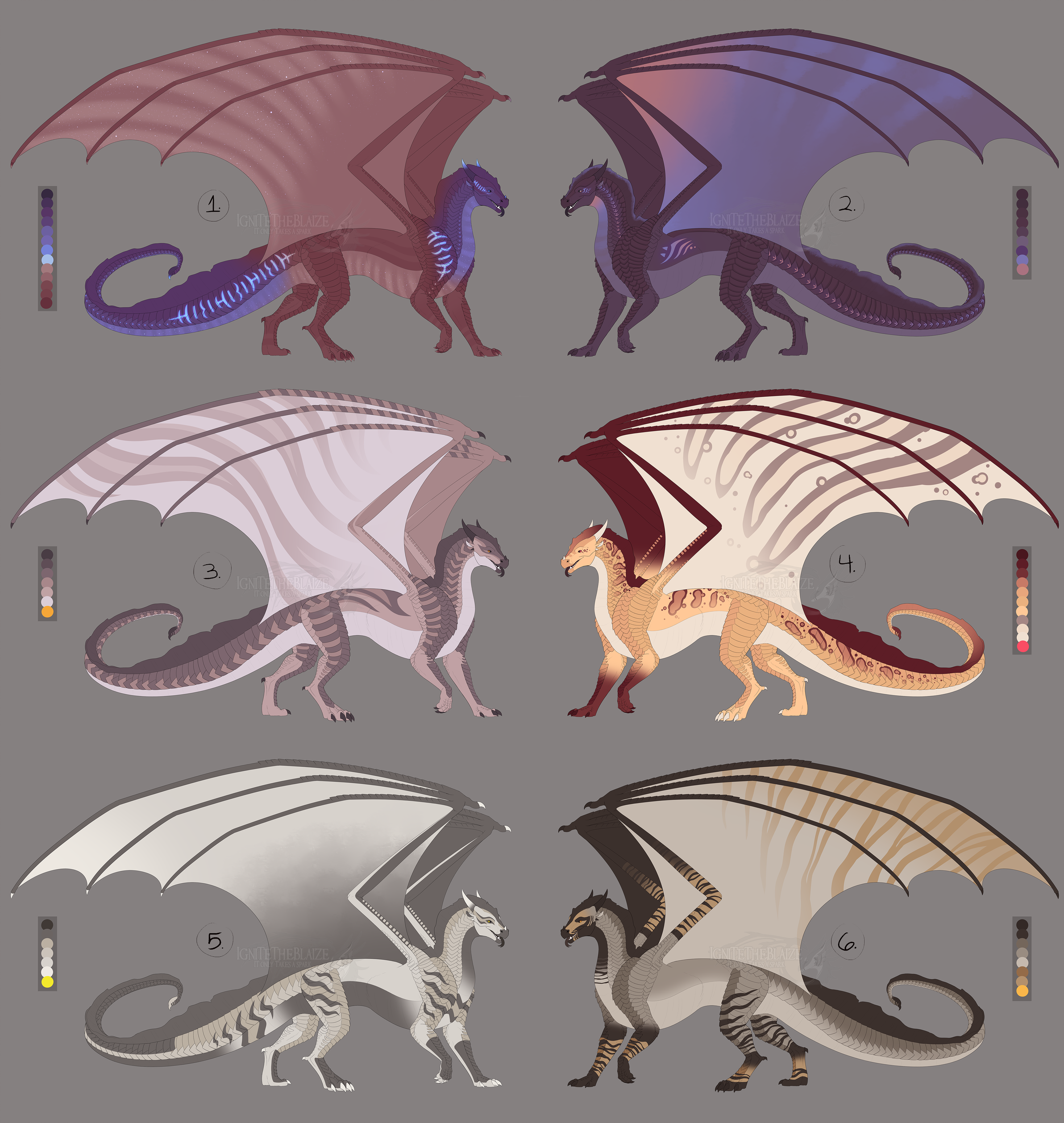 Wings of Fire Sandwing Adopts [CLOSED] by IgniteTheBlaize on DeviantArt