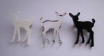 Deer brooches by TLari