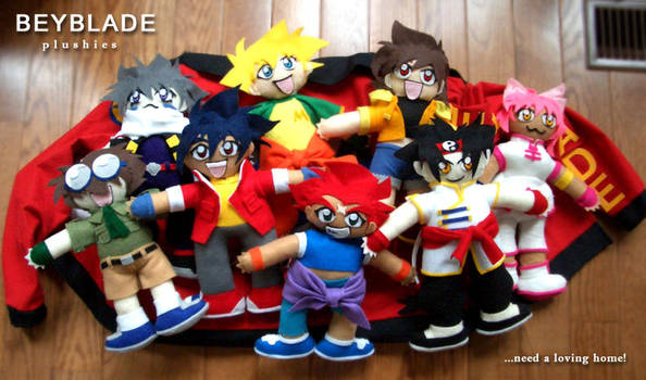 All the Beyblade Plushies by TechnoRanma