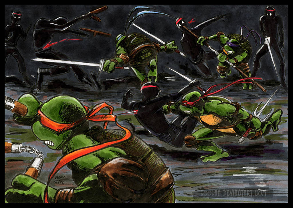 TMNT: Fighty Fight Fight by loolaa