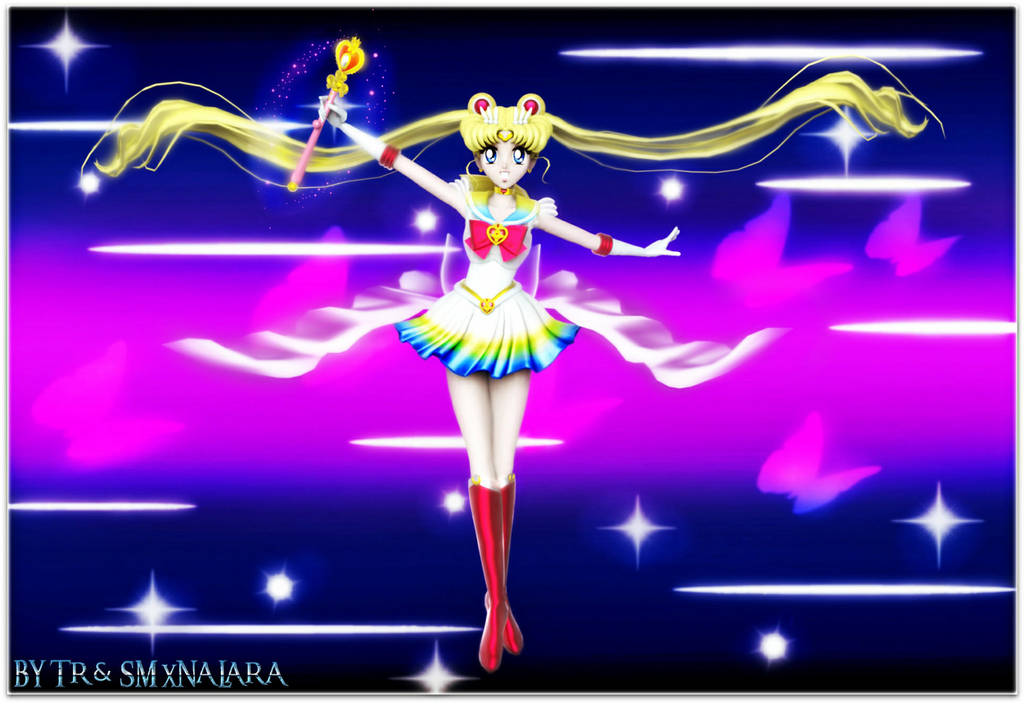 Rainbow Moon Heart Ache (Wallpaper 02) by TRXNALARA
