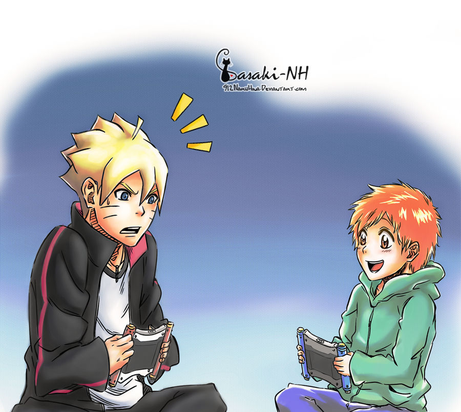 Boruto Uzumaki and Kazui Kurosaki -w- by 912naruhina on ...