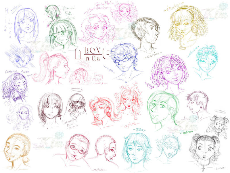 .-AIA-.Character.Heads.ONE. by xailachan