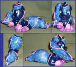 Filly Luna with Crystals and Unraveling Sock FINAL by MadPonyScientist