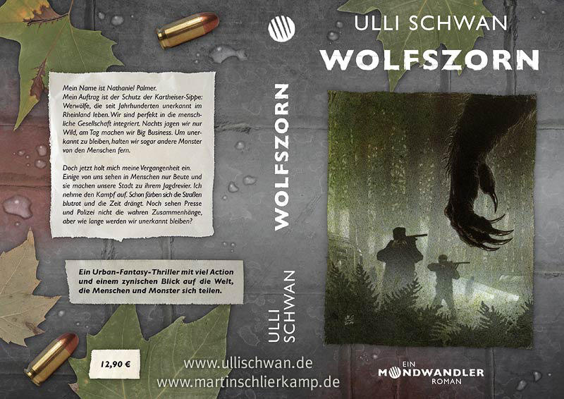Mondwandler: Wolfszorn (Wraparound Cover) by MartinSchlierkamp