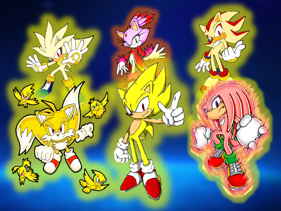 Super Sonic and his Friends and Rivals by 9029561 on DeviantArt