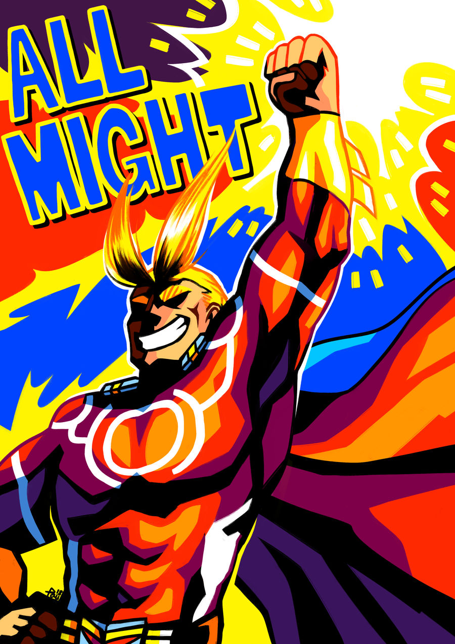 [HERO ACA] All Might by neonUFO on DeviantArt