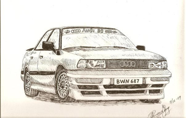 Audi 80 a old Car by Ramona89 on DeviantArt