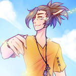 Icon Commission : Beach Days by LucciolaCrown