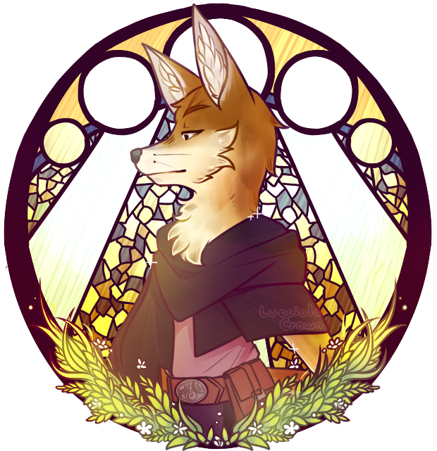 Glass Portraits : Sakalis by witchuru