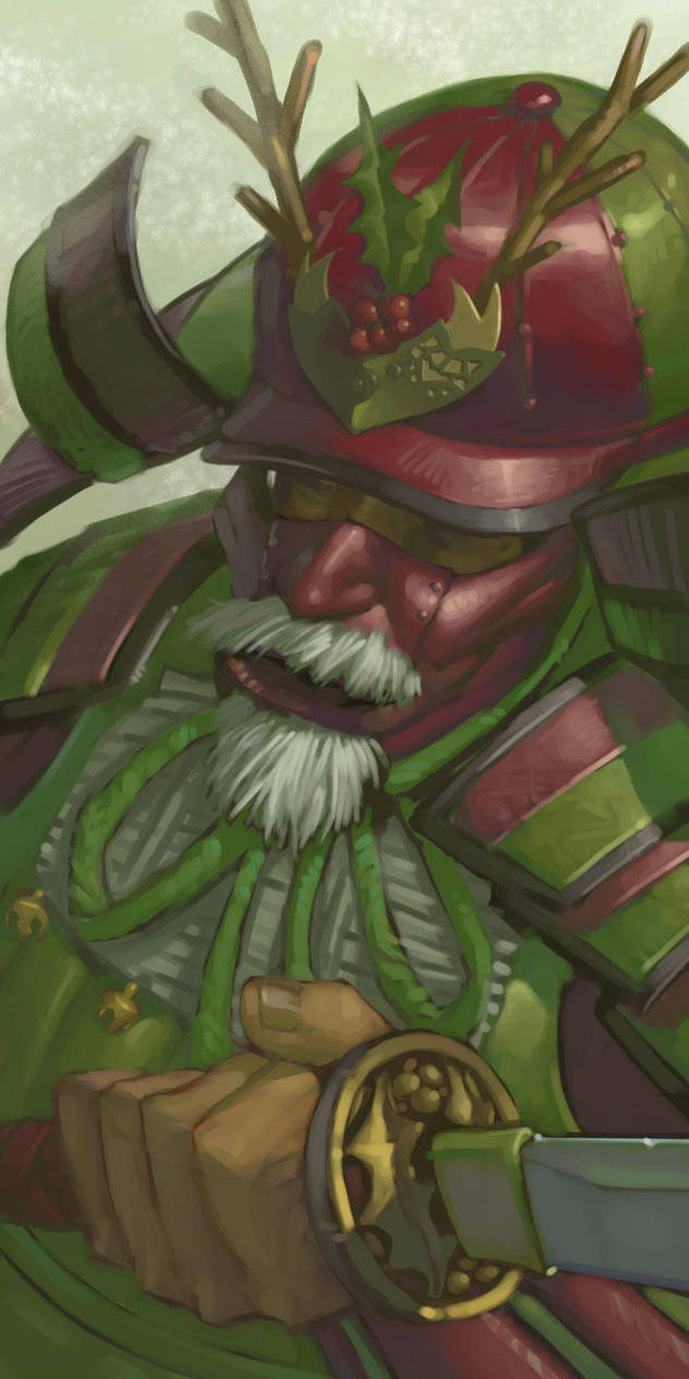 Samurai Claus by IzzyMedrano