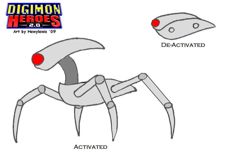Digimon Heroes 2.0 Spider Bot 2009 by HewyToonmore on DeviantArt