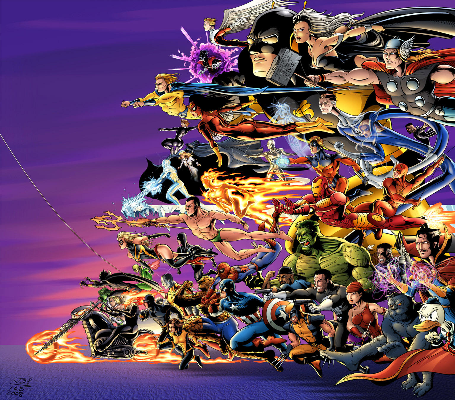 march of the marvels by Jaja316