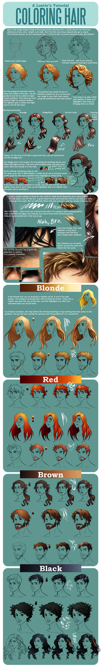 Hair Coloring Tutorial by LauraHollingsworth