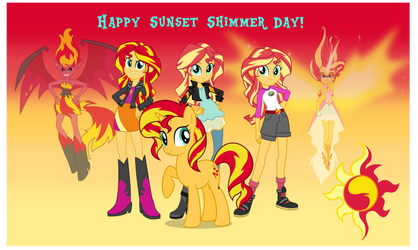 Sunset Shimmer Day by AndoAnimalia