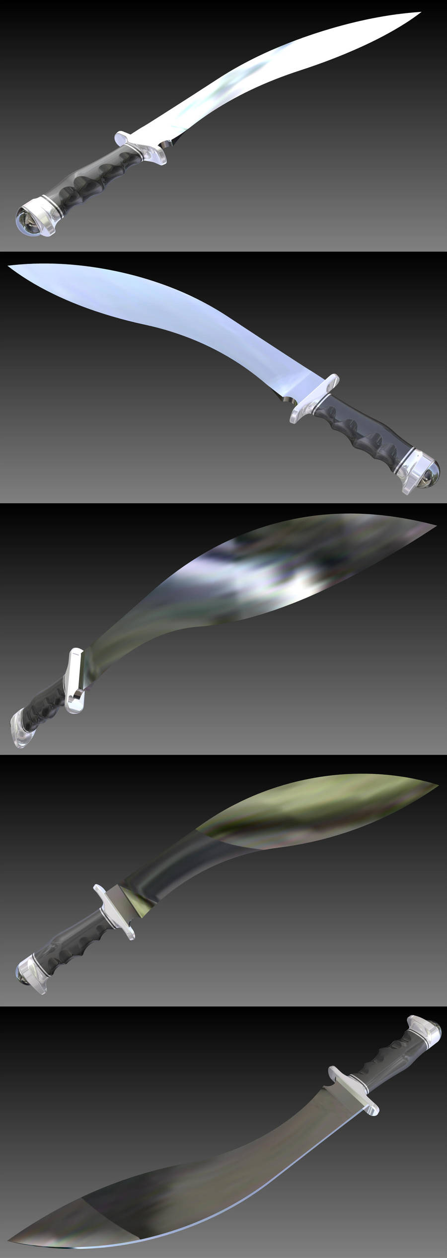 'The Talon' Giant Khukri by DaveLuck