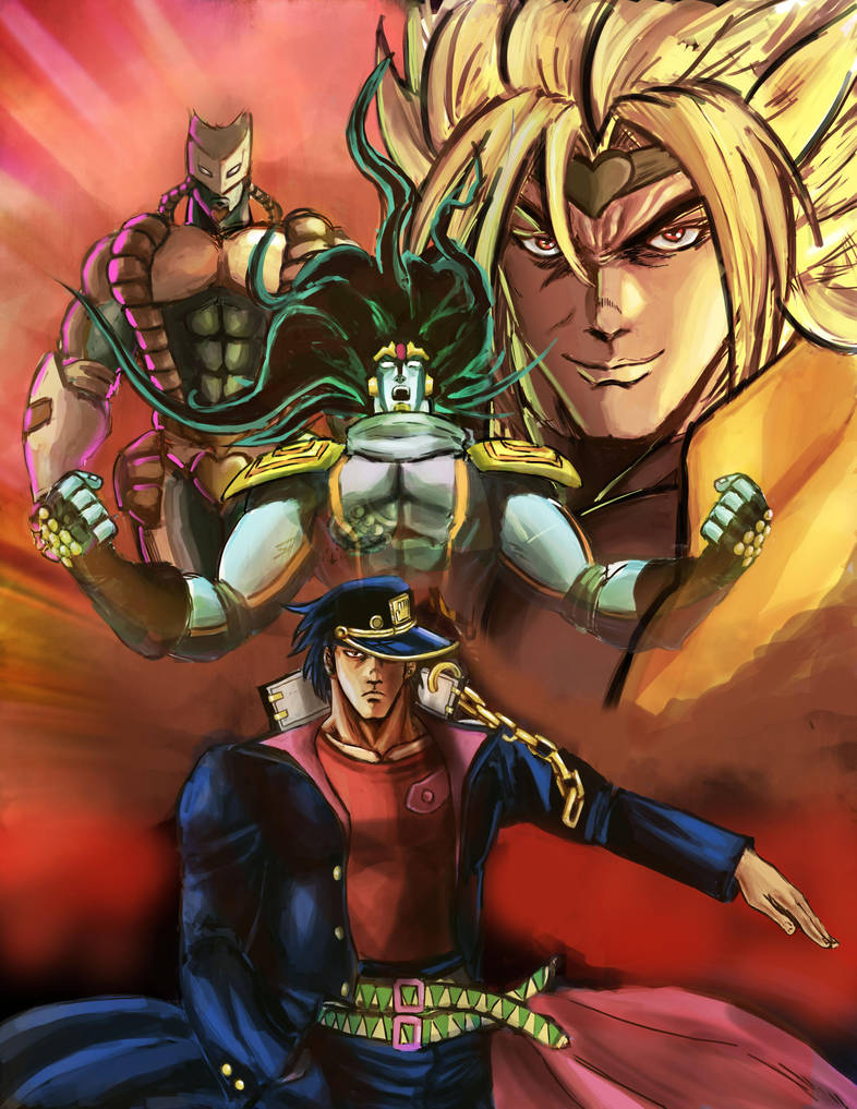 Dio v Jotaro: Dawn of the World by Horoko