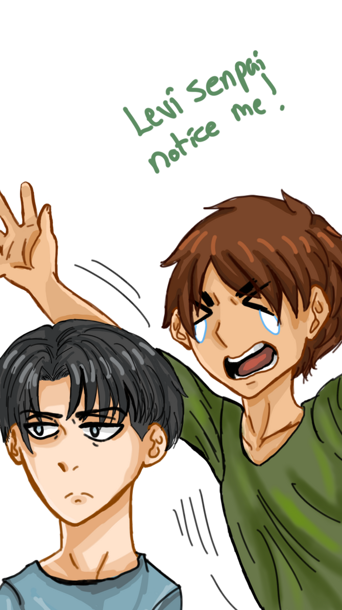 levi senpai by anime
