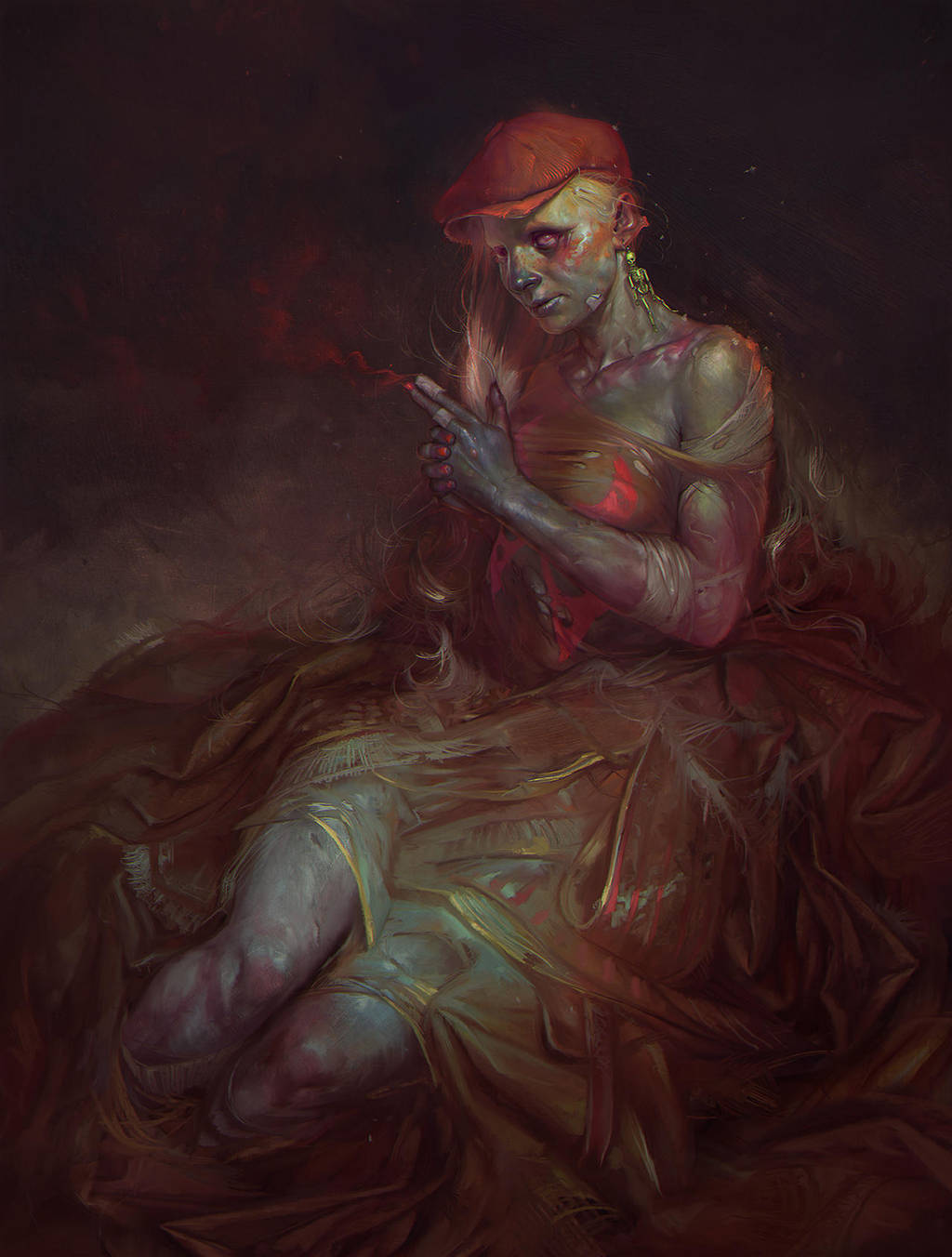 Red cap by apterus