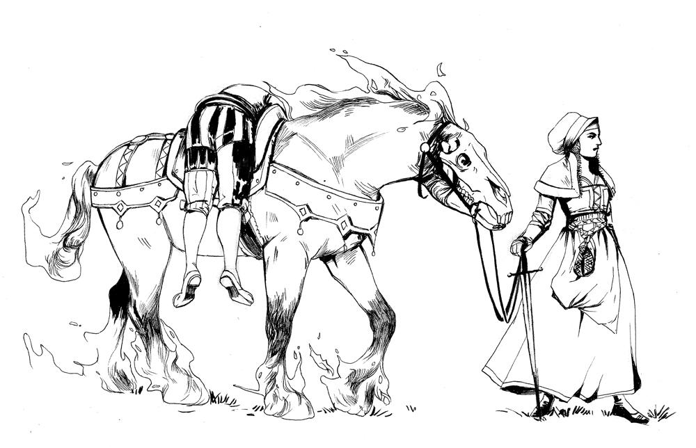 Inktober 3 by engelszorn