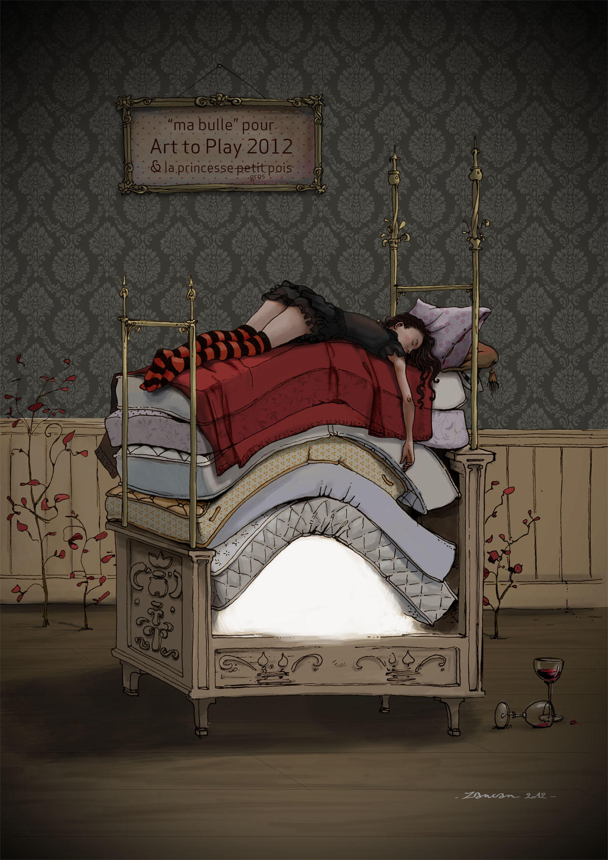 Princesse Petit Pois by zancan