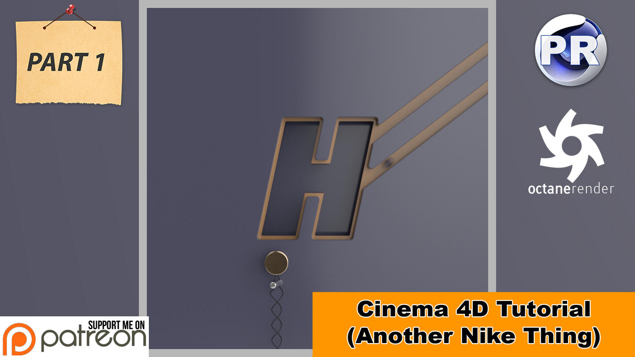 Another Nike Thing - PART 1 (Cinema 4D Tutorial) by NIKOMEDIA