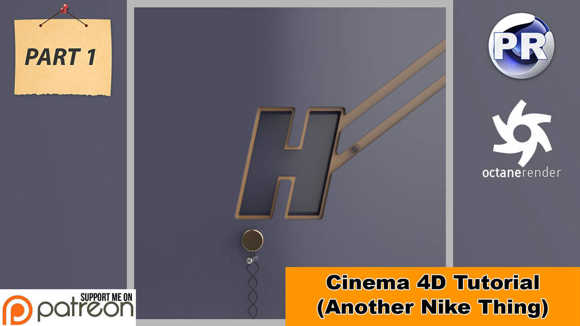 Another Nike Thing - PART 1 (Cinema 4D Tutorial) by NIKOMEDIA