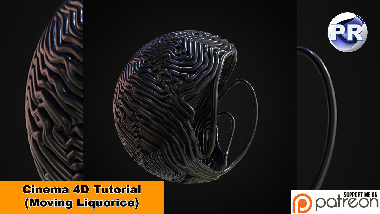 Moving Liquorice (Cinema 4D Tutorial) by NIKOMEDIA