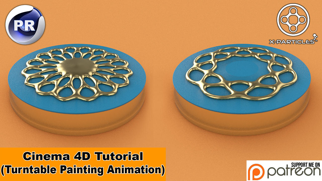 Turntable Painting (Cinema 4D Tutorial) by NIKOMEDIA